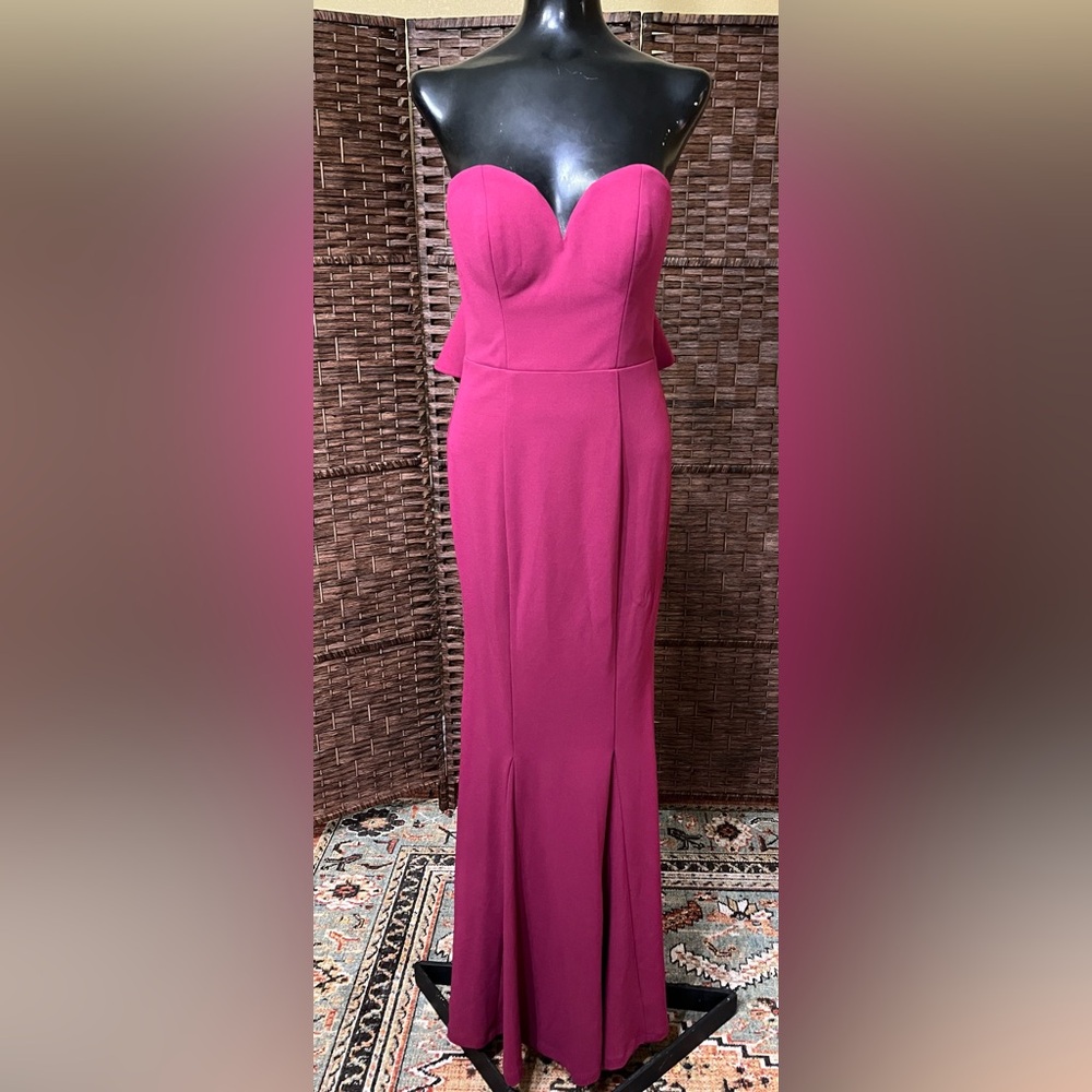 New Bariano Australia Strapless Sweetheart Evening Gown – Size AUS 8 / US 4 - Picture 2 of 6